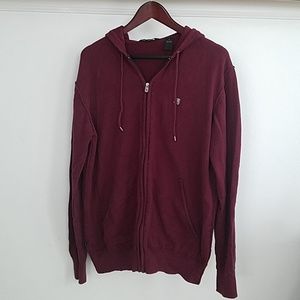 Sean John ribbed sweater hoodie